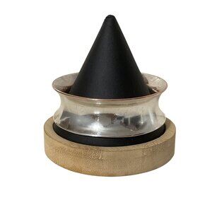 Silver Tone Metal Wide Bangle Bracelet